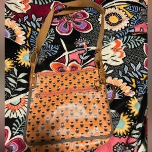 Fossil owl crossbody